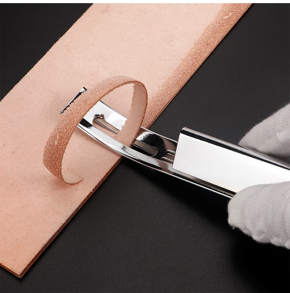 Leather Edge Beveler - 1세트 금속 가죽 안전 베벨러 DIY