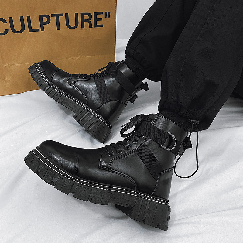 Leatherwork Clamp - 남성 부츠 2025 신상 남성 신발