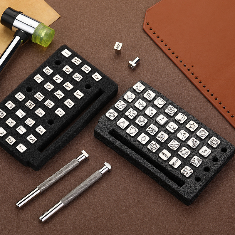Leatherwork Embossing - 가죽 핸드 스탬핑 스틱 수동 엠보싱
