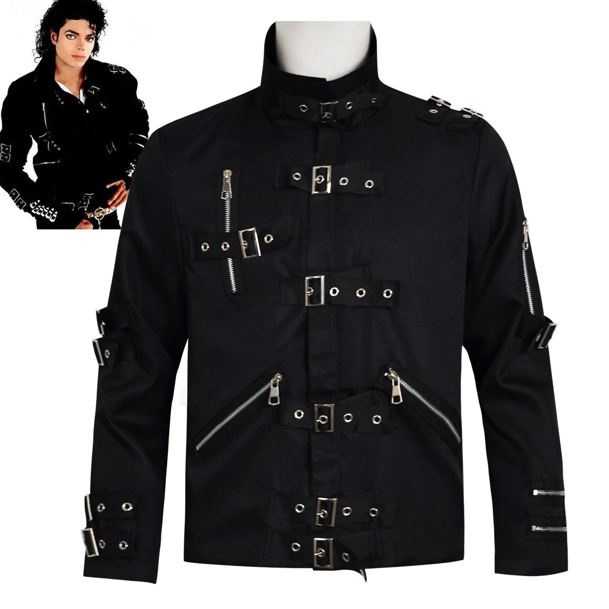 Leather Work Jacket - 펑크 헤비메탈 V8 가죽 재킷 마이클