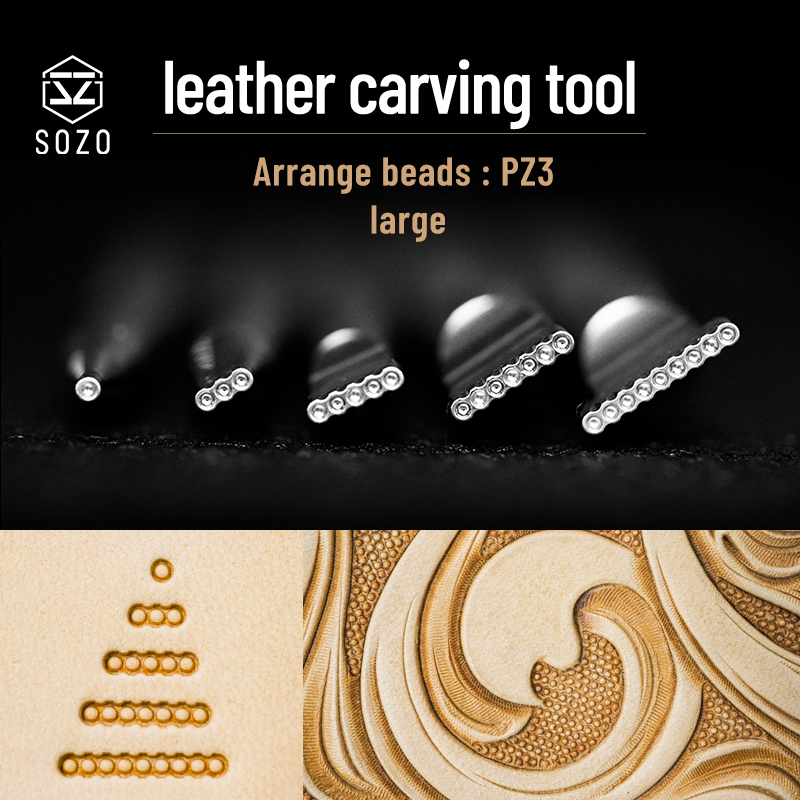 Leatherwork Embossing - SOZO PZ3 가죽 조각 도구 바