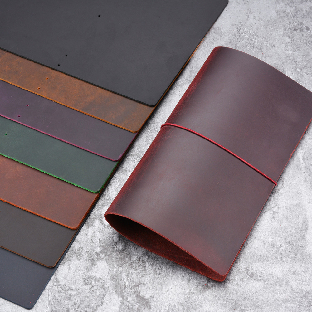 Leather Work Diary - DIY 노트 커버 크레이지 호스 가죽