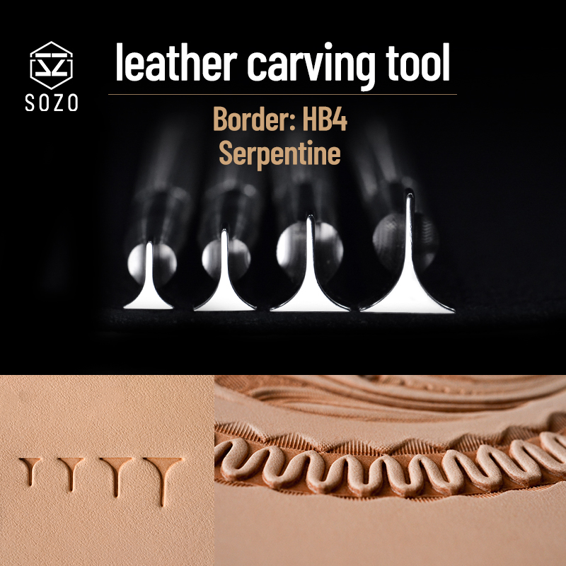 Leatherwork Embossing - SOZO HB4 가죽 공예 작업 스탬프