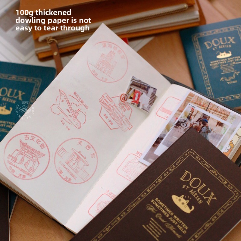 Fromthenon 여행자 노트 귀여운 고양이 가죽 커 - Leather Work Diary 리뷰 및 가격