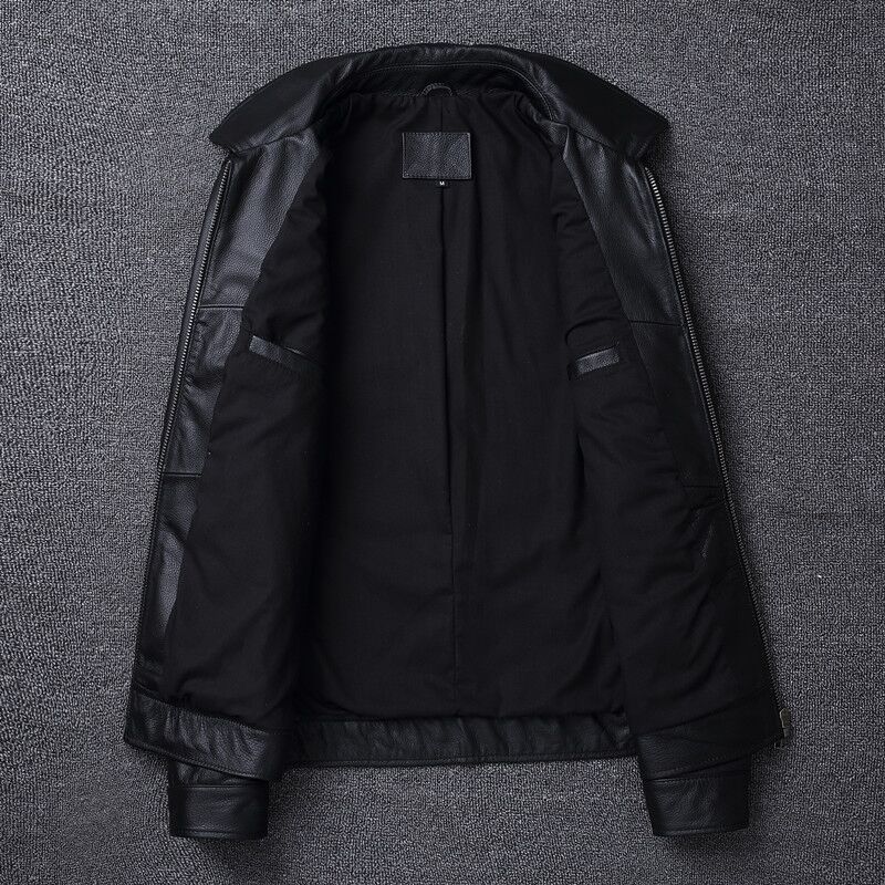 2023 남성용 가죽 자켓 자연 남자 정품 쇠가죽 채찍 - Leather Work Jacket 리뷰 및 가격