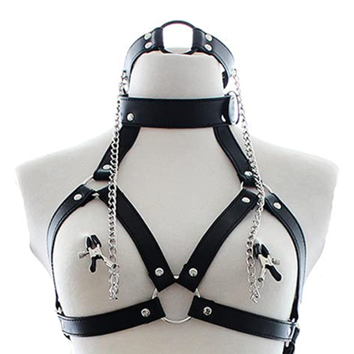 PU 가죽 속박 초커 칼라 젖꼭지 클램프 장난감 여성을 - Leatherwork Clamp 리뷰 및 가격
