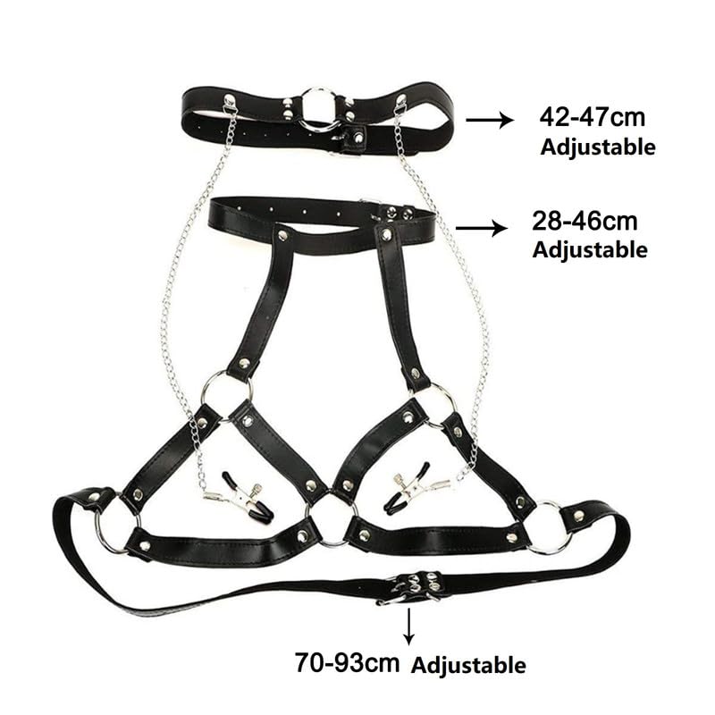 PU 가죽 속박 초커 칼라 젖꼭지 클램프 장난감 여성을 - Leatherwork Clamp 리뷰 및 가격