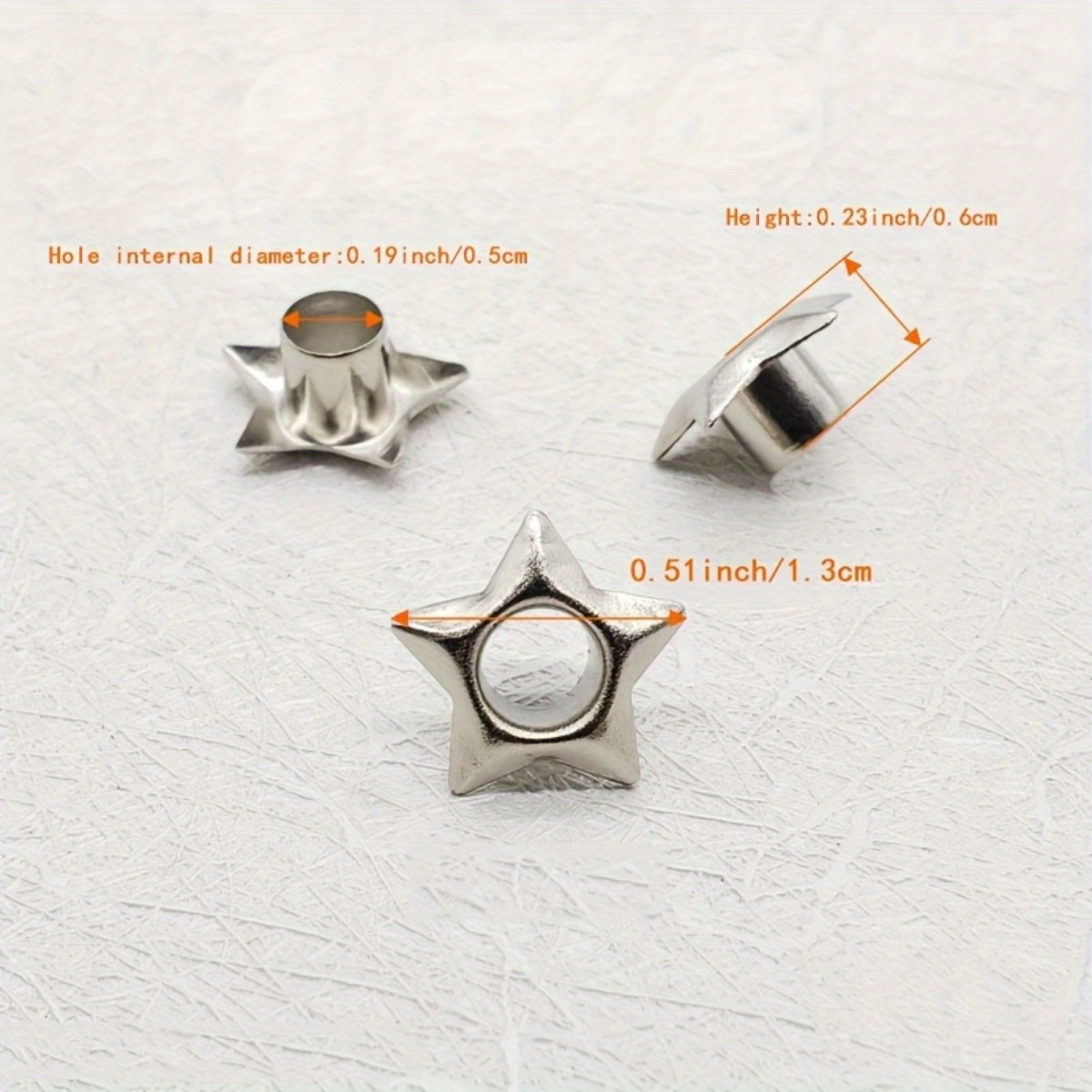 20PCS 별 모양의 Eyelets 5mm 금속 그로밋 - Leatherwork Eyelets 리뷰 및 가격