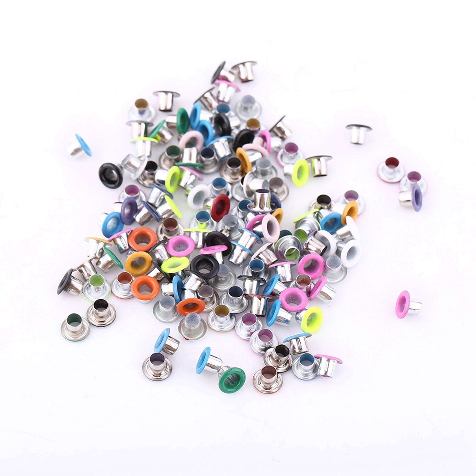 500개 혼합 색상 3mm 원형 금속 아일렛 스크랩북킹 - Leatherwork Eyelets 리뷰 및 가격