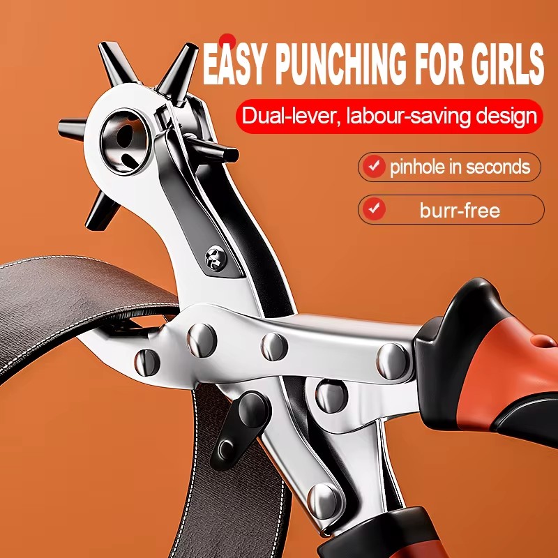 가죽 구멍 펀치 펜치 도구 다기능 스테인레스 스틸 벨트 - Leatherwork Eyelets 리뷰 및 가격