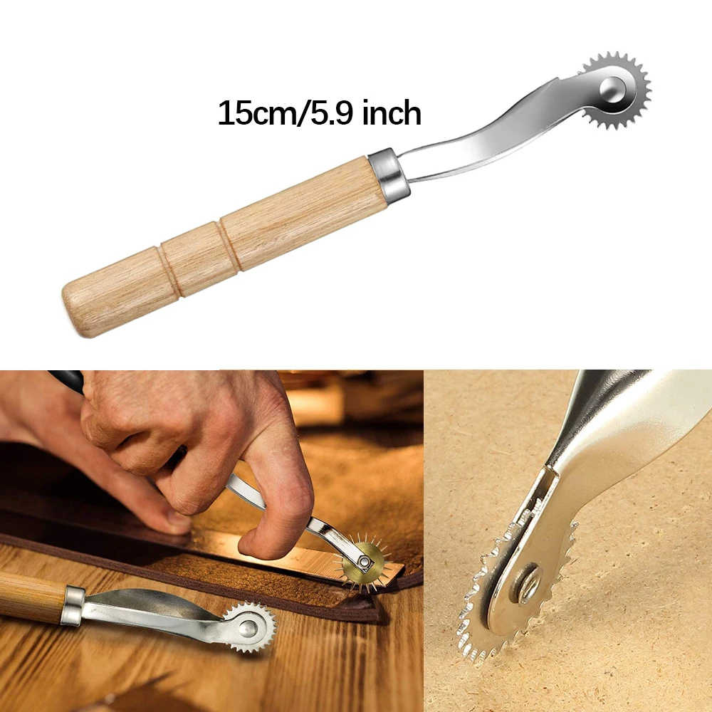 14PCS 가죽 공예 바느질 키트 왁스 스레드 나무 손 - Leatherwork Needles 리뷰 및 가격