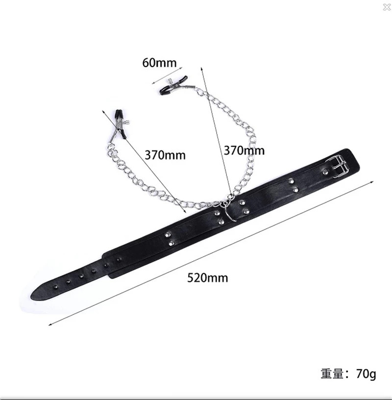 BDSM 속박 제한 장비 금속 체인 젖꼭지 클램프 목  - Leatherwork Clamp 리뷰 및 가격
