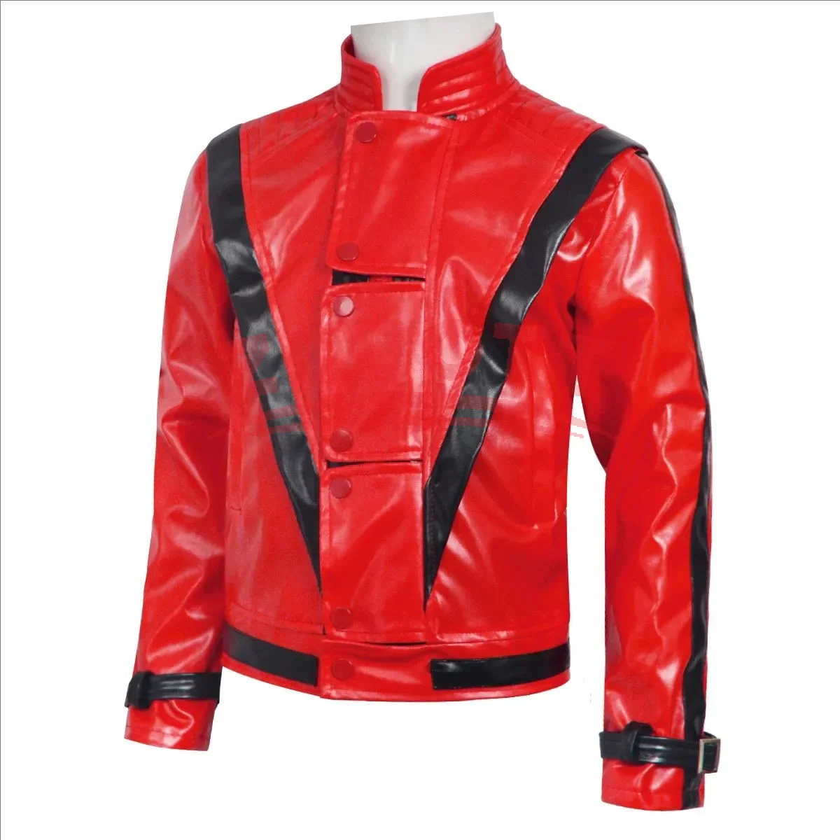 마이클 조셉 잭슨 가죽 레드 스릴링 재킷 할로윈 생일  - Leather Work Jacket 리뷰 및 가격