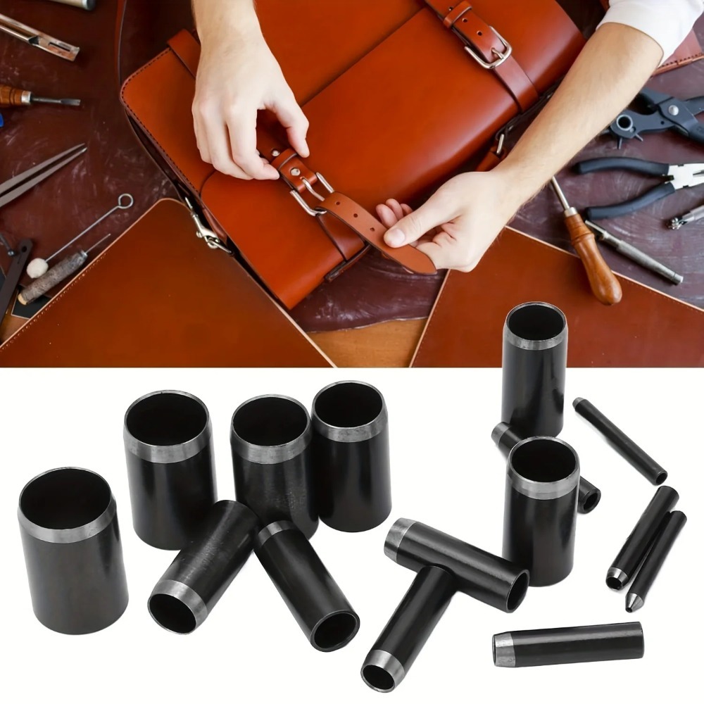 15가지 사이즈 원형 홀펀치(1-15mm), 보관 케이 - Leatherwork Punch 리뷰 및 가격