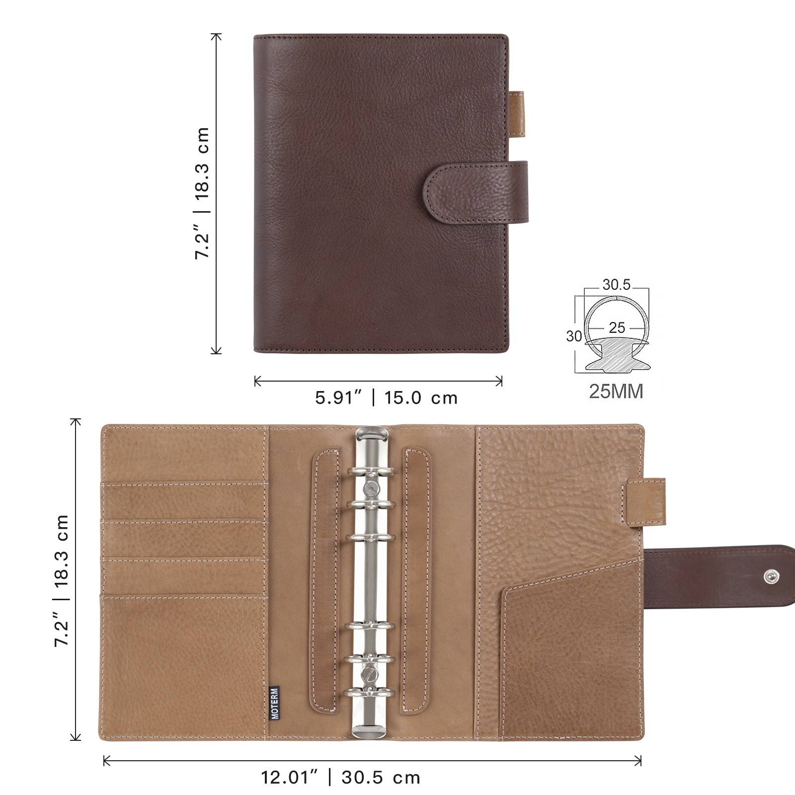 Moterm Franklin Covey 컴팩트 사이즈  - Leather Work Diary 리뷰 및 가격