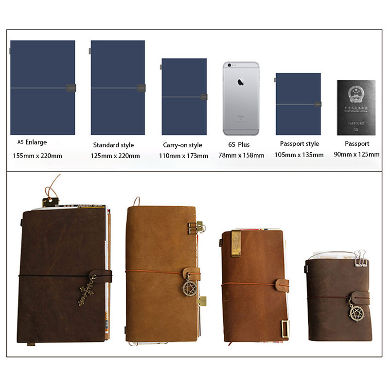 레트로 가죽 커버 노트북, 휴대용 저널, 여행 일기,  - Leather Work Diary 리뷰 및 가격