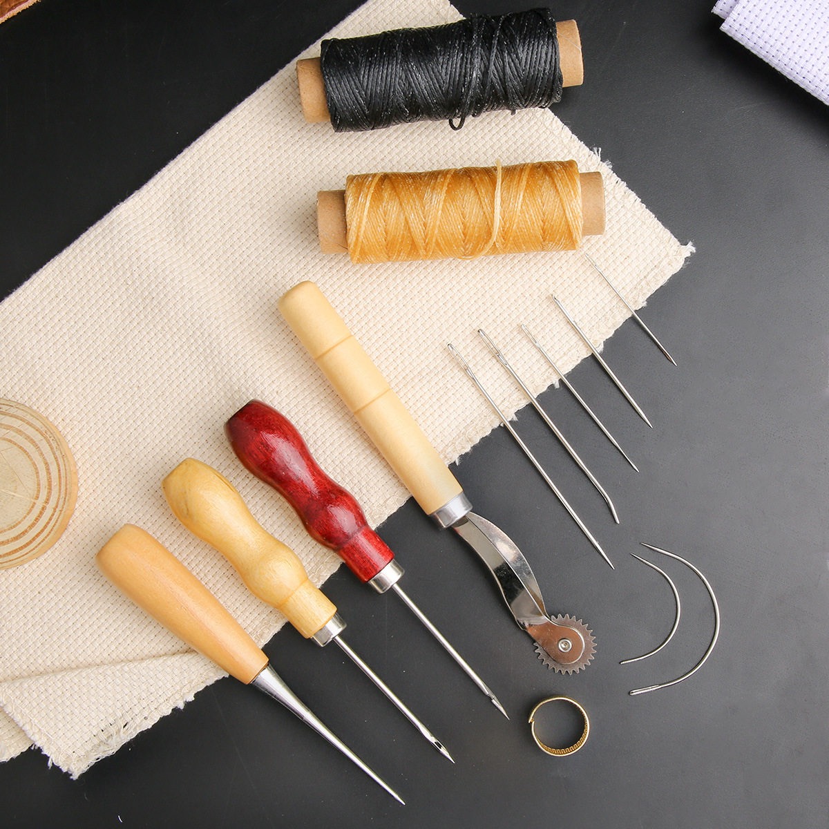 13종 가죽 바느질 세트 핸드백 신발 수제 바느질 수리 - Leatherwork Needles 리뷰 및 가격