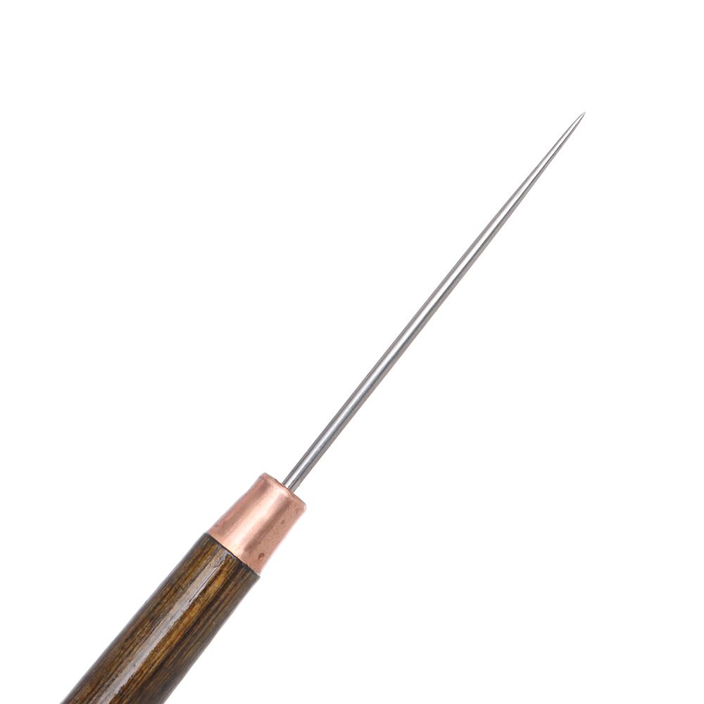 1PC 바느질 Awl 나무 손잡이 합금 콘 바늘 신발  - Leatherwork Needles 리뷰 및 가격