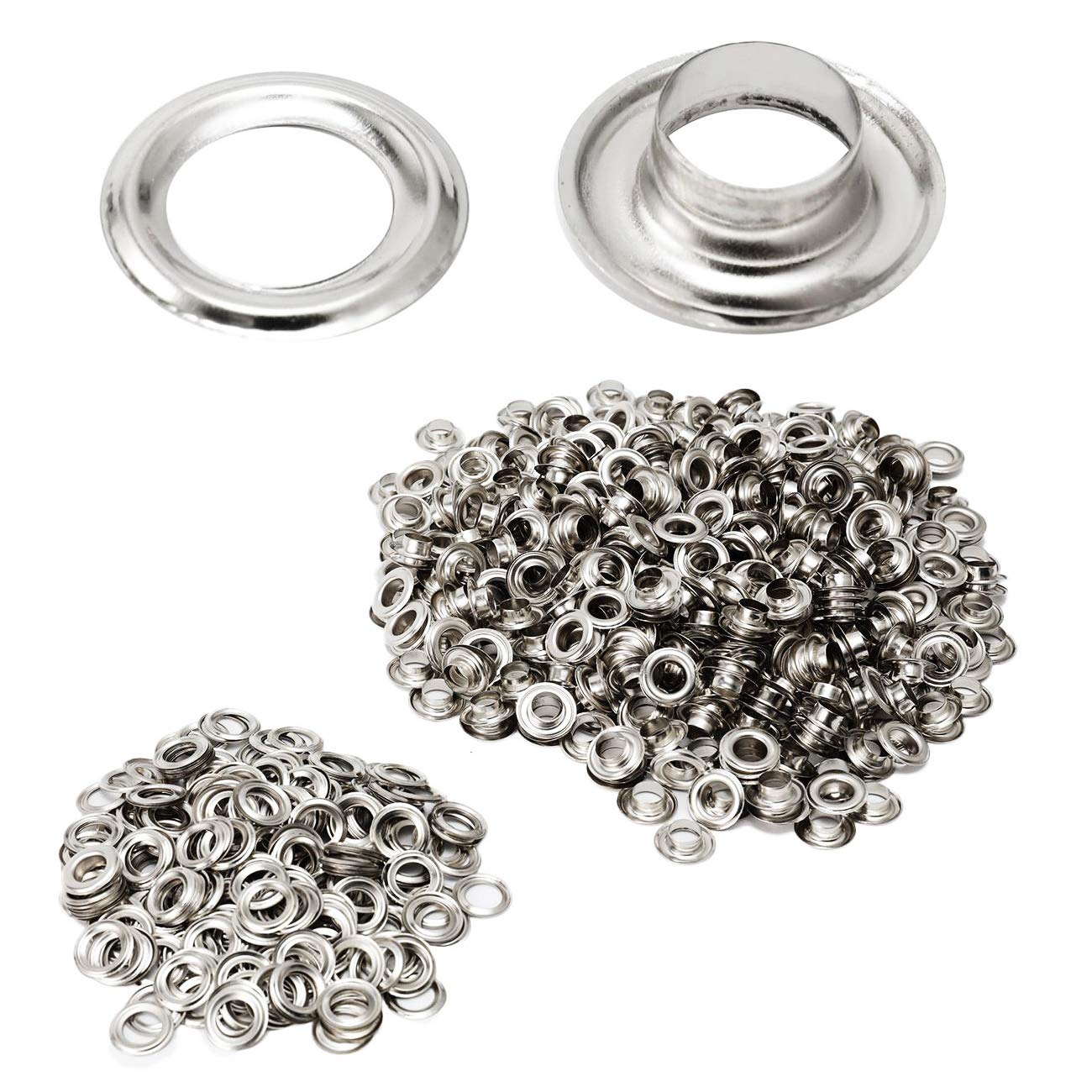 1000pcs 그로멧 키트 금속 Eyelets 8mm/ - Leatherwork Eyelets 리뷰 및 가격