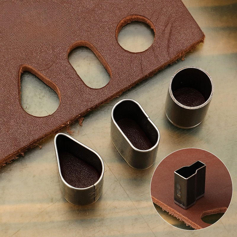 5개/6개 세트 짧은 헤드 속이 빈 펀치 세트 가죽 공 - Leatherwork Punch 리뷰 및 가격