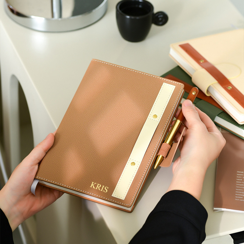 각인 PU 커버 A5 노트 비즈니스 사무실 학생 고급  - Leather Work Diary 리뷰 및 가격
