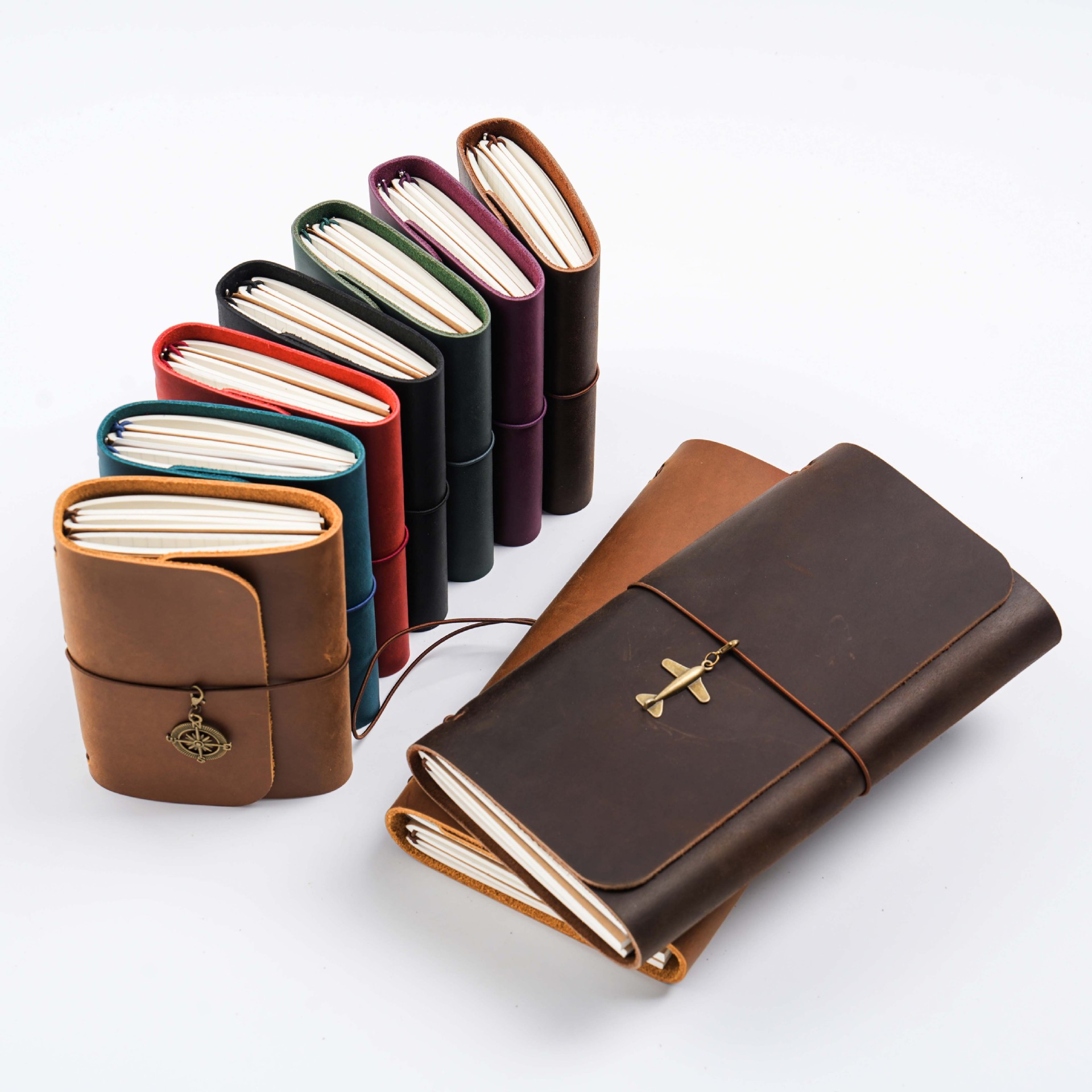 새로운 도착 트리플 폴드 TN 여행자 노트 정품 소가죽 - Leather Work Diary 리뷰 및 가격