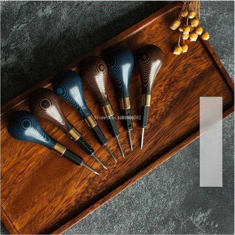 송곳 바늘 교체 가능한 가죽 도구 올리브 콘 DIY 만 - Leatherwork Needles 리뷰 및 가격