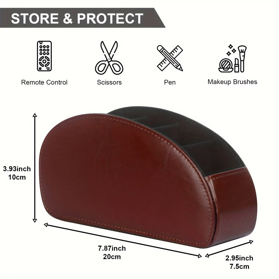 1Pc 5 그리드 PU 가죽 데스크탑 정리함, 홈 오피 - Leatherwork Table 리뷰 및 가격