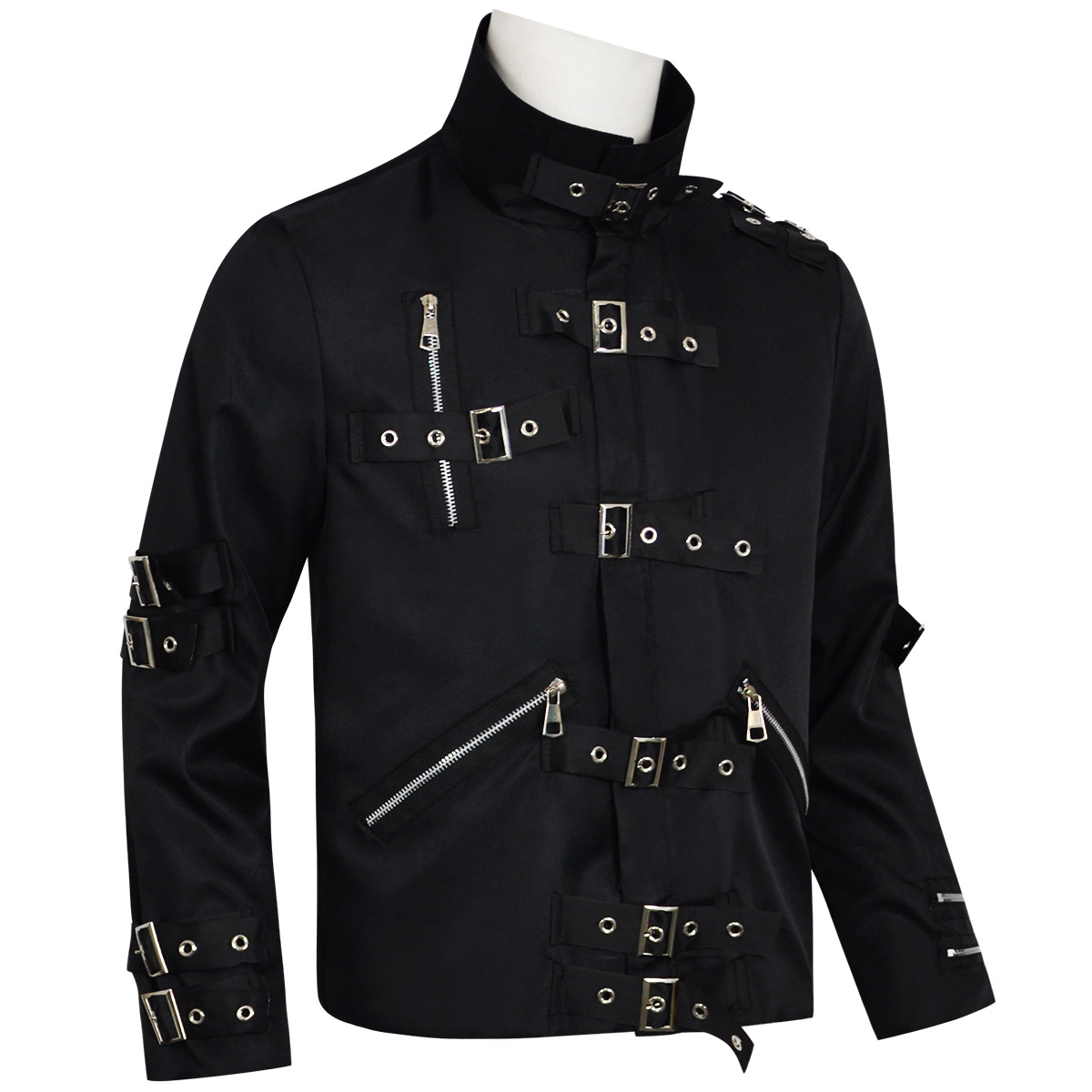 펑크 헤비메탈 V8 가죽 재킷 마이클 잭슨 추모 의상  - Leather Work Jacket 리뷰 및 가격