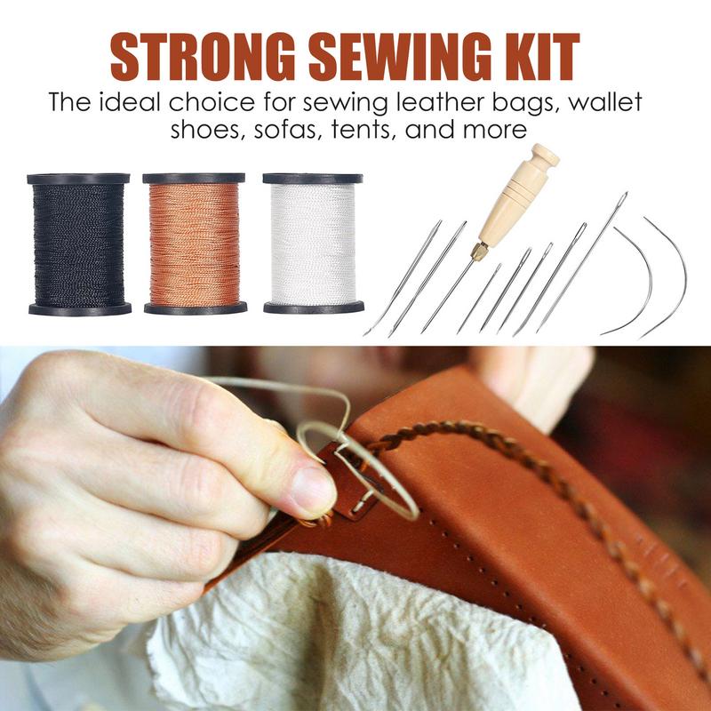 가죽 스티칭 키트 헤비 듀티 바느질 키트 가죽 작업 도 - Leatherwork Needles 리뷰 및 가격