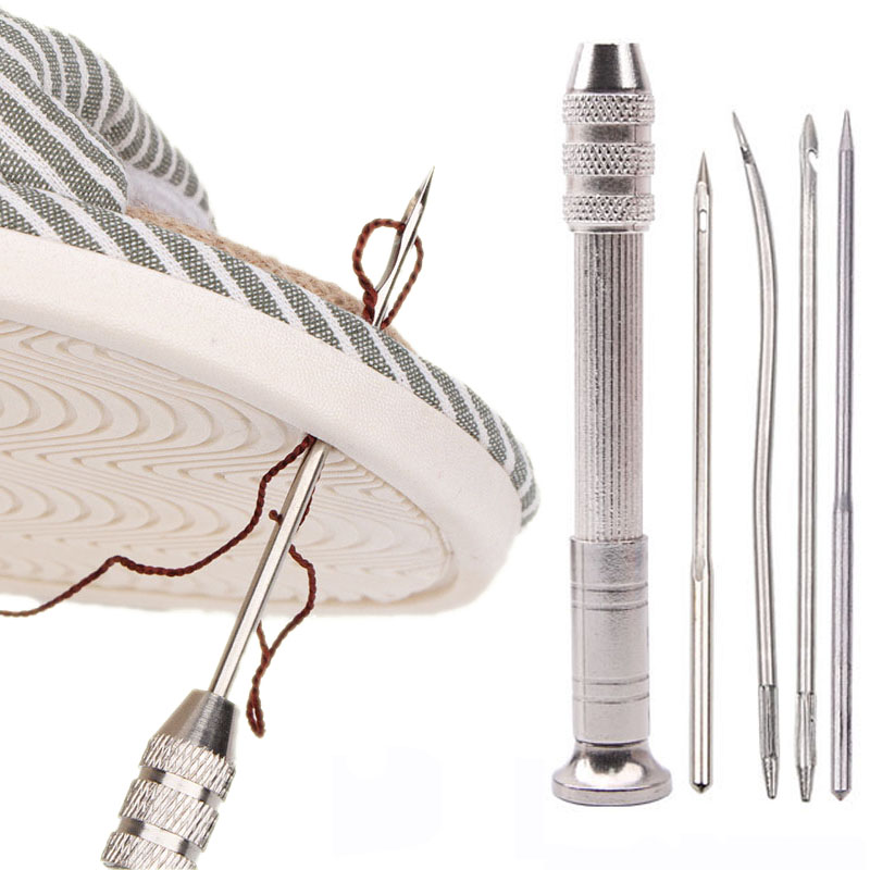 가죽 바느질 송곳 세트 교체 가능한 다기능 신발 수리  - Leatherwork Needles 리뷰 및 가격