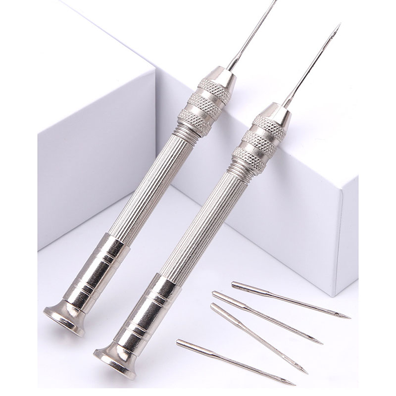 가죽 바느질 송곳 세트 교체 가능한 다기능 신발 수리  - Leatherwork Needles 리뷰 및 가격