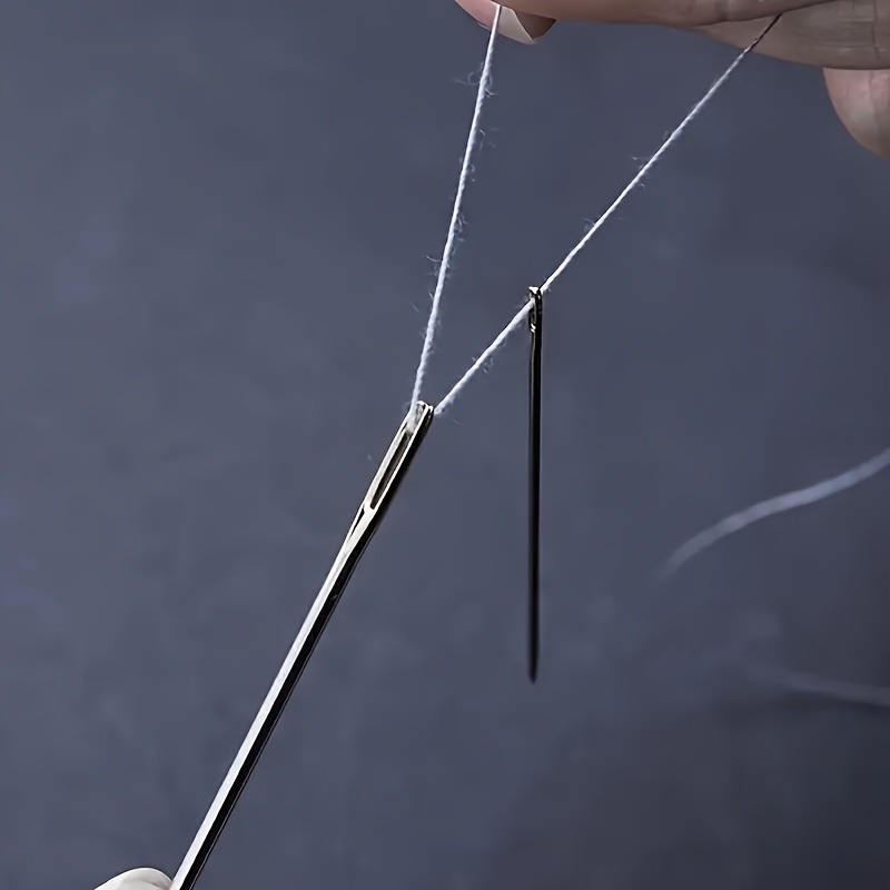 40개 다양한 크기의 큰 눈구멍 스테인리스 스틸 손바느 - Leatherwork Needles 리뷰 및 가격