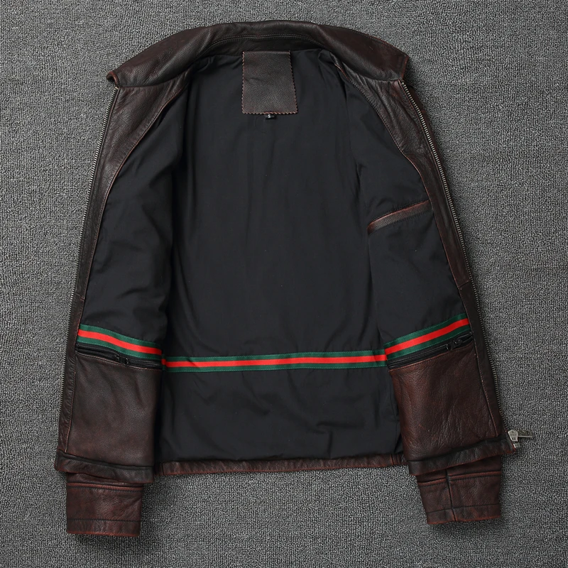2025 레트로 스타일 100% 탑 레이어 소가죽 오버 - Leather Work Jacket 리뷰 및 가격