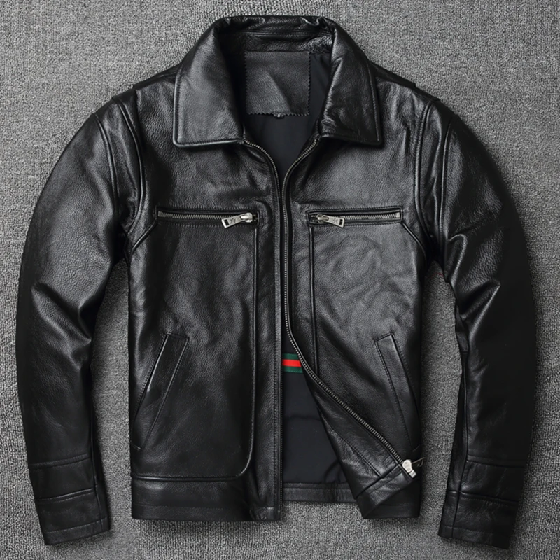 2025 레트로 스타일 100% 탑 레이어 소가죽 오버 - Leather Work Jacket 리뷰 및 가격