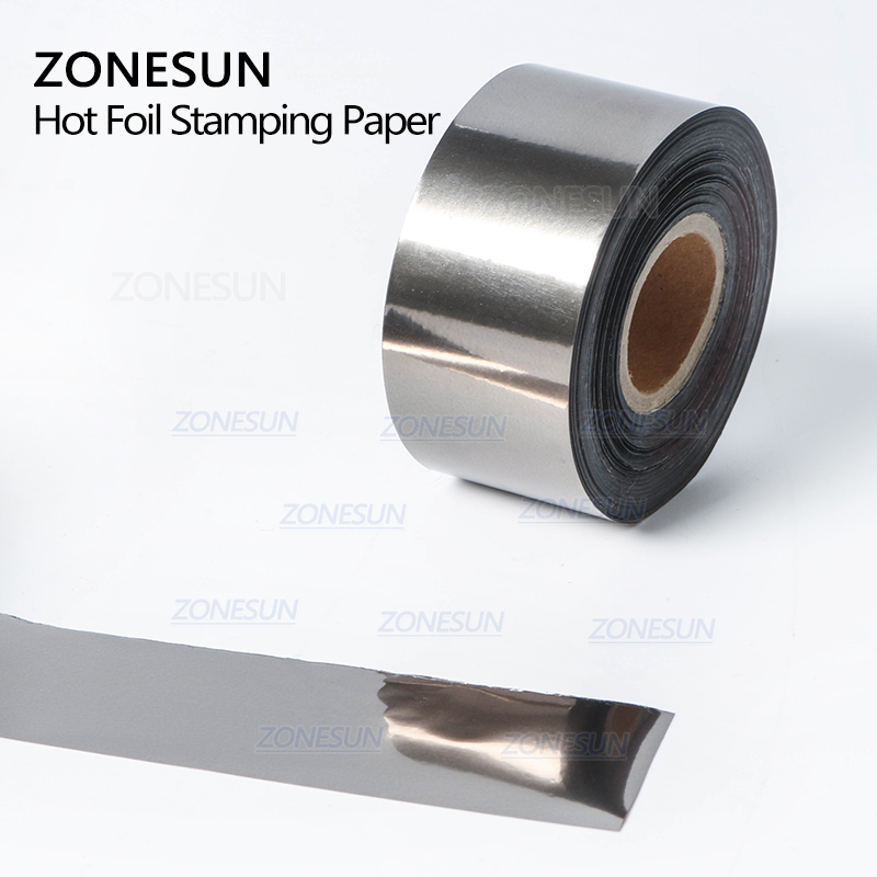 ZONESUN 3/4/5cm 골드 실버 블랙 호일 종이 - Leatherwork Embossing 리뷰 및 가격