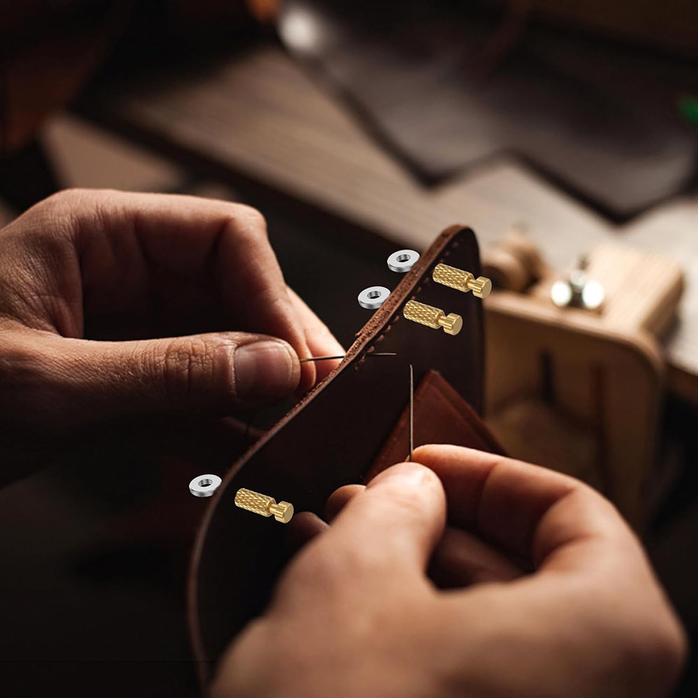 5pcs 봉합 위치 결정 바늘 Diy 수동 가죽 봉합  - Leatherwork Clamp 리뷰 및 가격