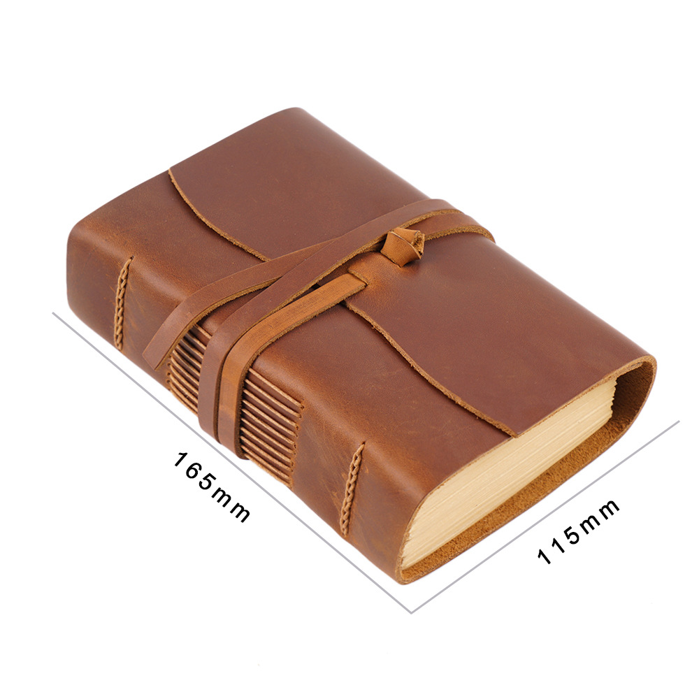 수제 가죽 노트 브라운 저널 두꺼운 여행 일기 빈 크래 - Leather Work Diary 리뷰 및 가격